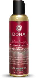 Dona Kissable Massage Oil Strawberry Souffle 3.75oz
