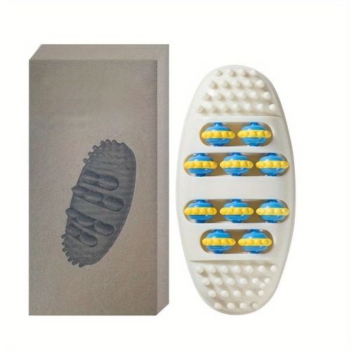 Relax and Rejuvenate with this Foot Massager Roller - Deep Kneading Stress Relief Tool for Plantar Fasciitis, Circulation & Acupressure Point The